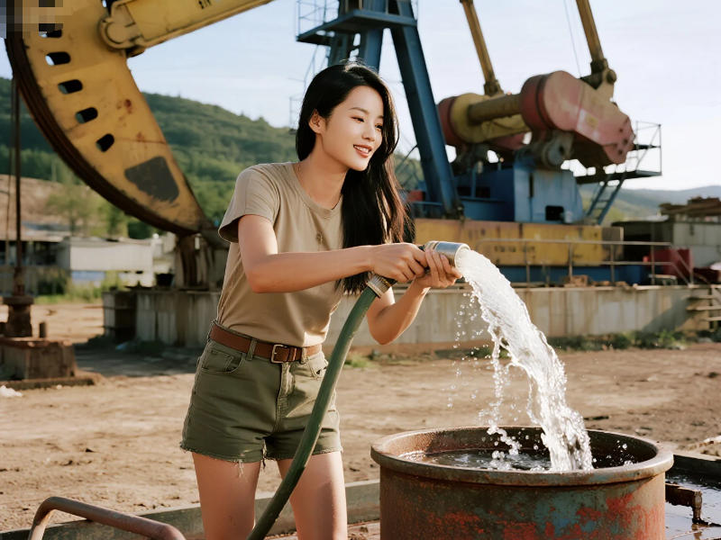 油气田注水现场图 油气田注水现场图
