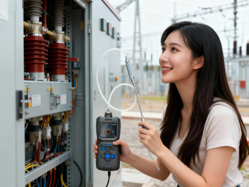 手持式SF6气体检漏仪在电力上的应用