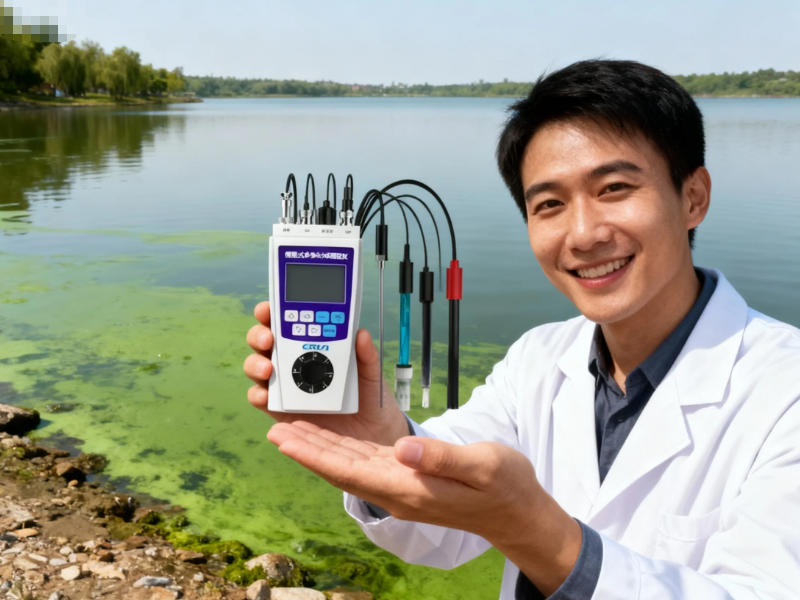 数显手持式多参数水质测定仪应用现场