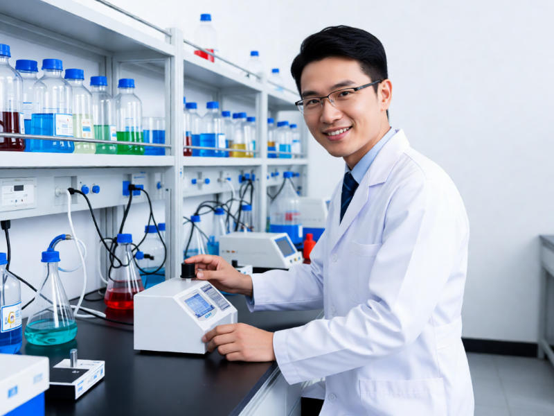 锅炉水质铜离子检测仪在实验室使用现场