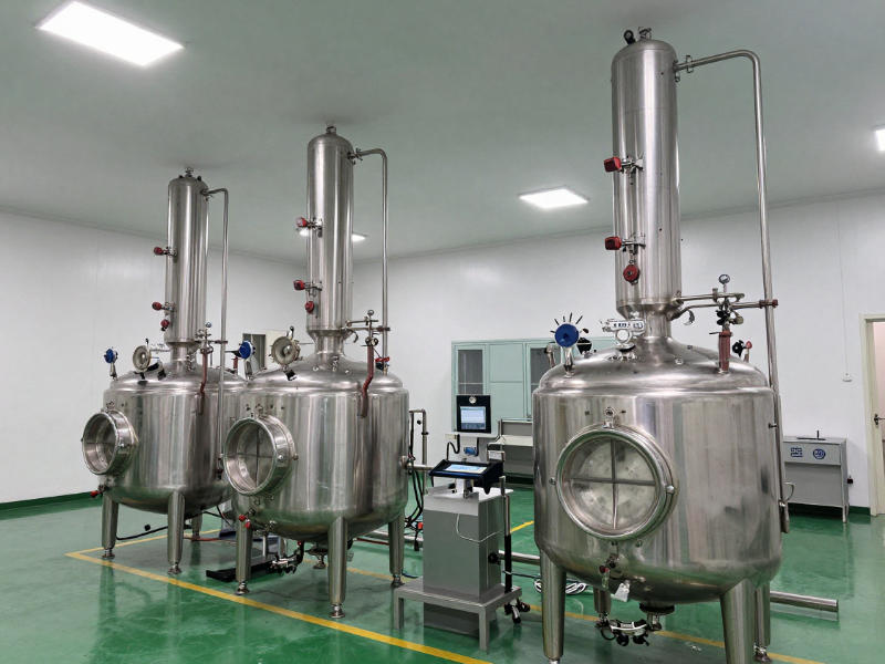 精细化工医药生产企业碳酸二甲酯反应釜现场