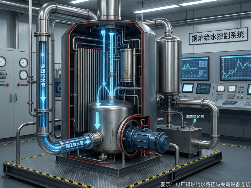 电厂锅炉给水控制系统