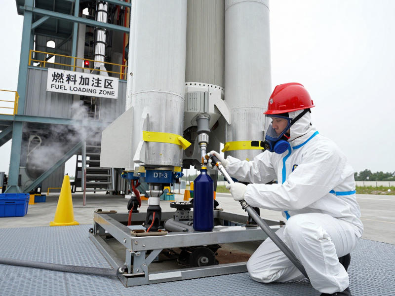 单推三（DT-3）燃料加注中